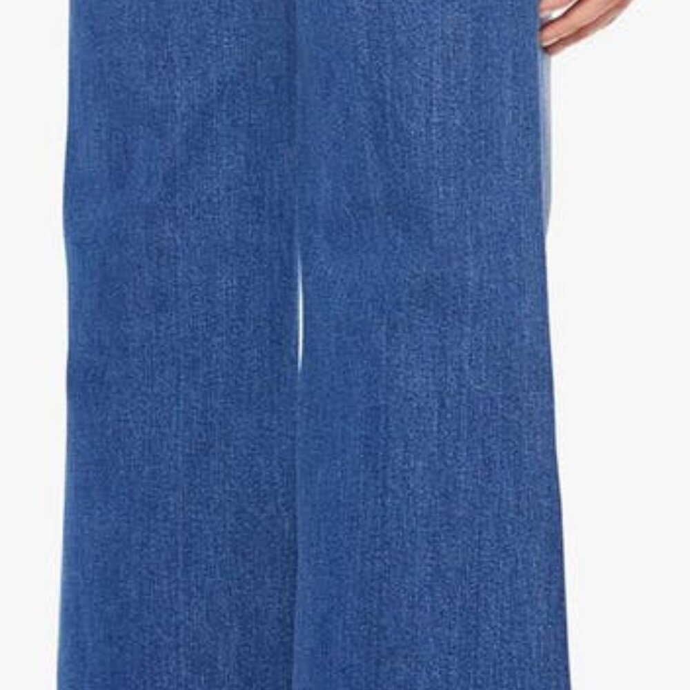 NWOT! 👖 MOTHER The Hustler Roller Sneak Jeans – Easy Does It – Size 28 - Picture 2 of 7